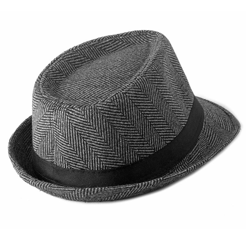 Men's British Top Hat Casual Man Jazz Hats & Caps