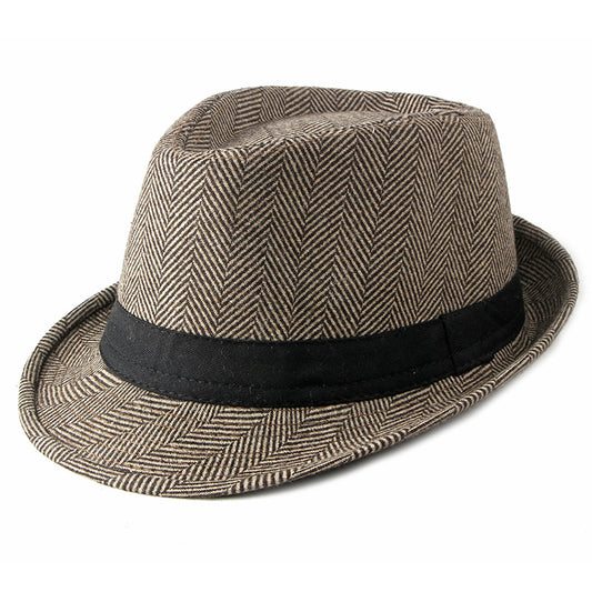 Men's British Top Hat Casual Man Jazz Hats & Caps