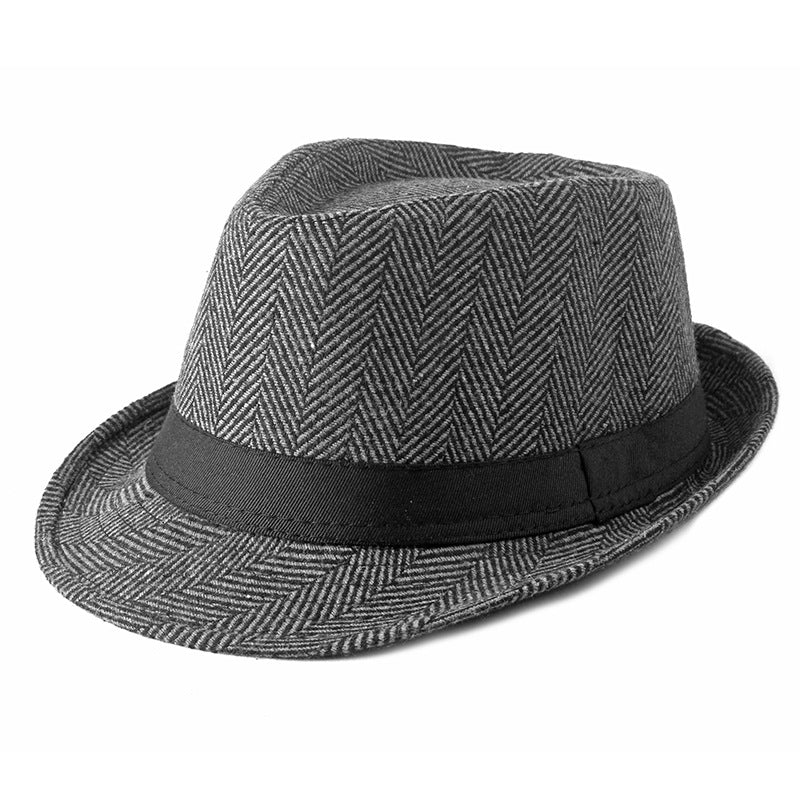 Men's British Top Hat Casual Man Jazz Hats & Caps