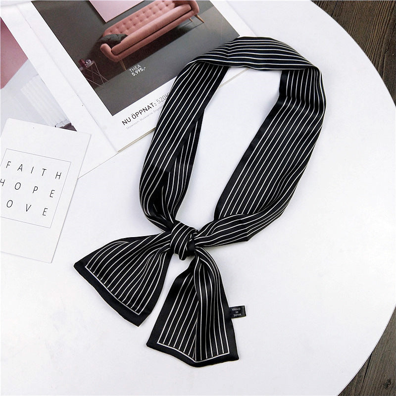 Women's Long Korean Wrist Strap Ribbon Hair Scarfs