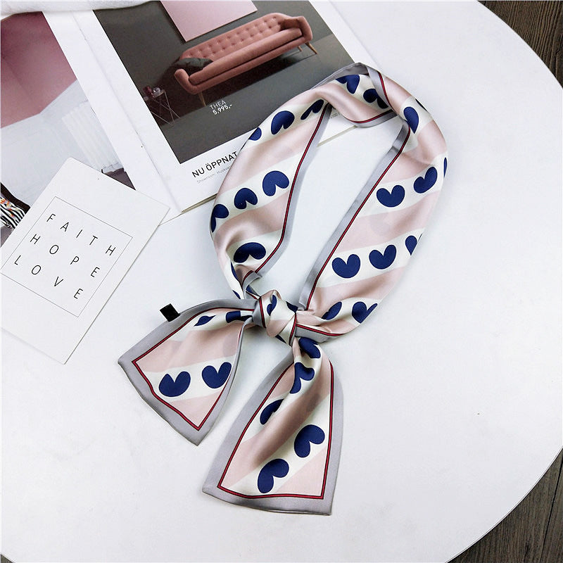 Women's Long Korean Wrist Strap Ribbon Hair Scarfs