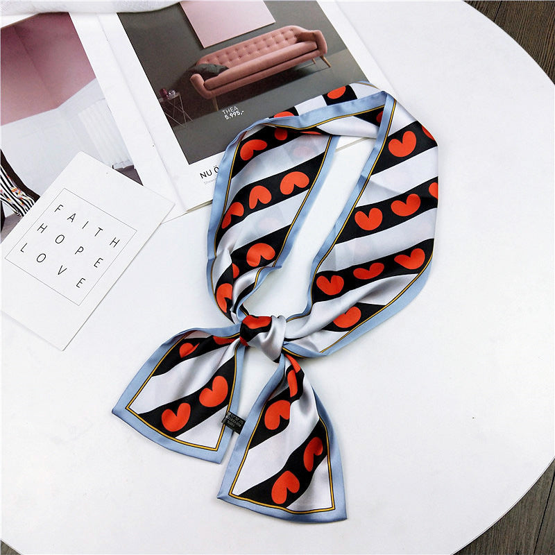 Women's Long Korean Wrist Strap Ribbon Hair Scarfs