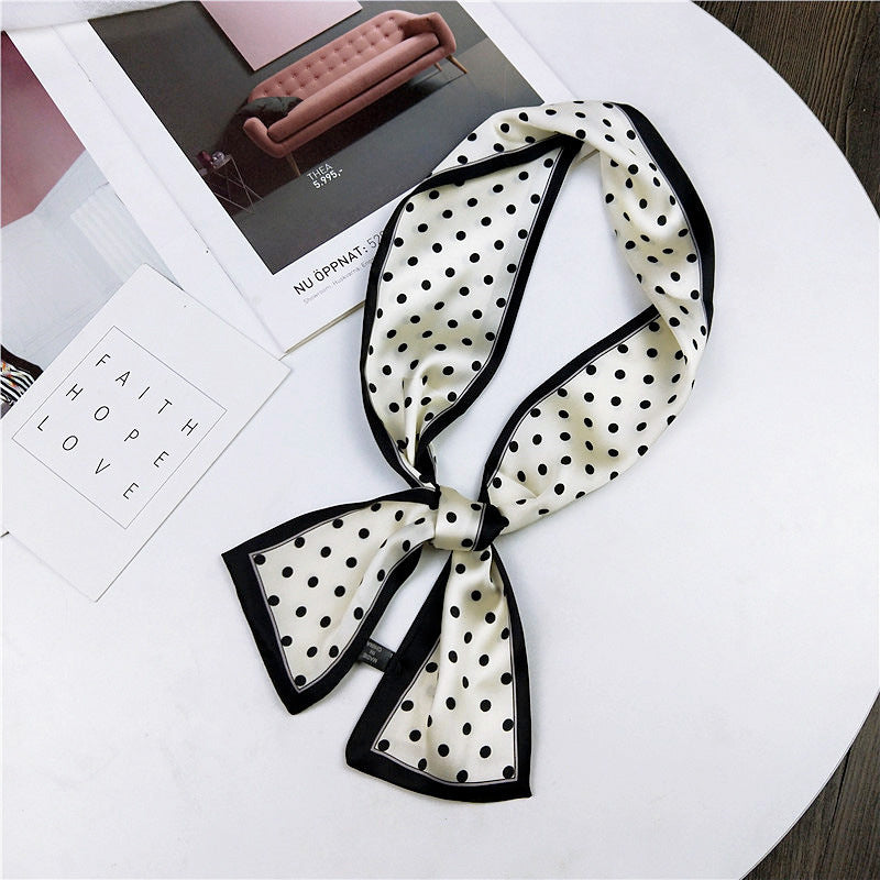 Women's Long Korean Wrist Strap Ribbon Hair Scarfs