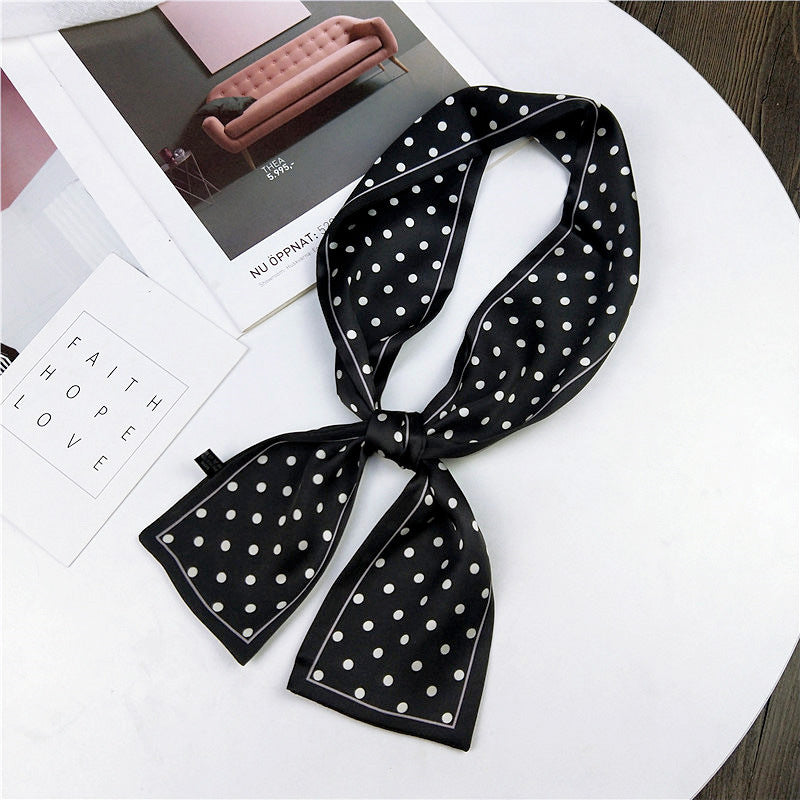 Women's Long Korean Wrist Strap Ribbon Hair Scarfs