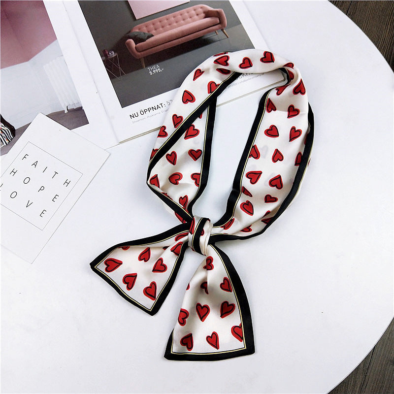 Women's Long Korean Wrist Strap Ribbon Hair Scarfs