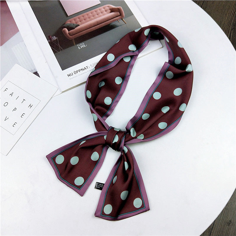 Women's Long Korean Wrist Strap Ribbon Hair Scarfs