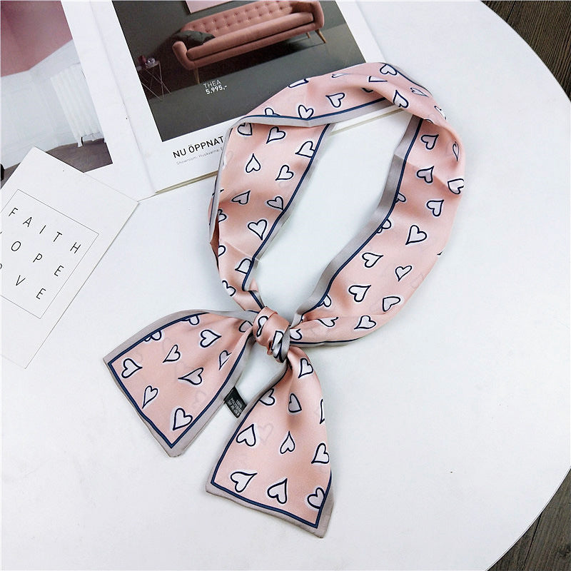 Women's Long Korean Wrist Strap Ribbon Hair Scarfs