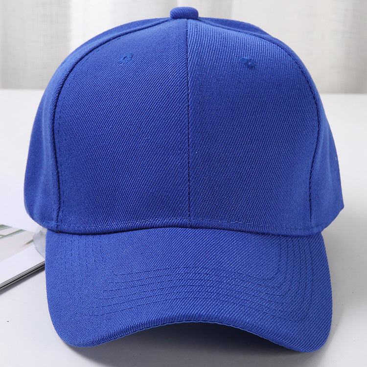 Women's & Men's Baseball Korean Style Color Pure Couple Hats & Caps