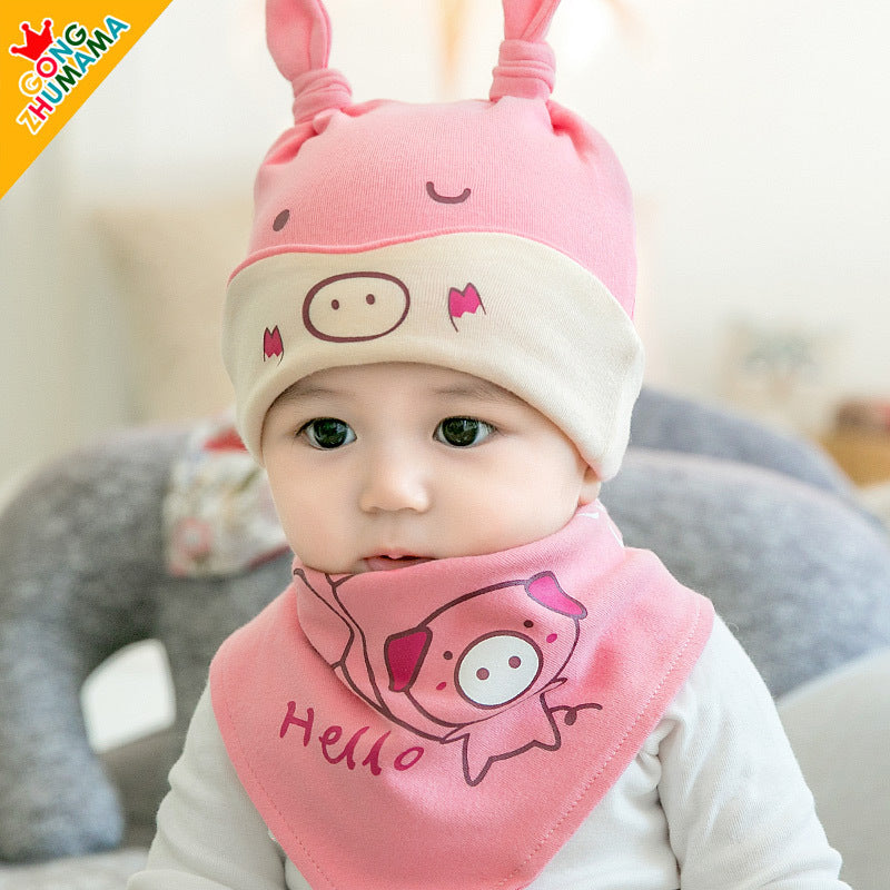 Pig Cotton Hat Suit Beanie Cloth Kids' Headwear