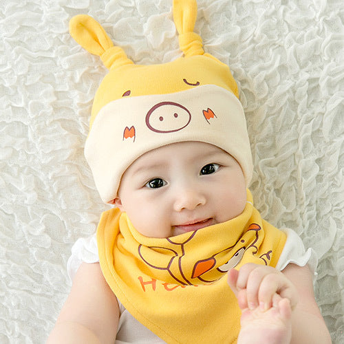 Pig Cotton Hat Suit Beanie Cloth Kids' Headwear