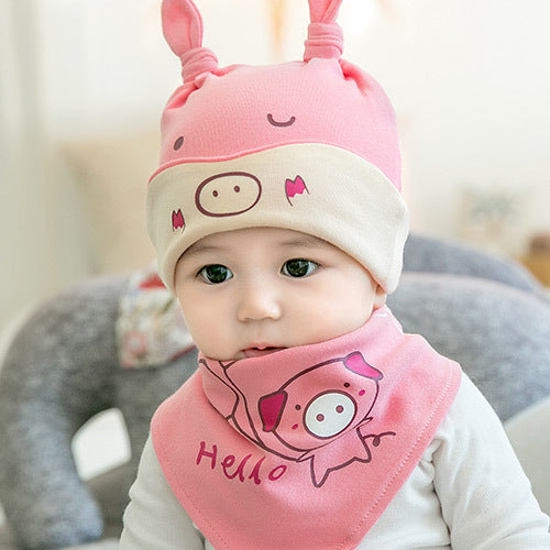 Pig Cotton Hat Suit Beanie Cloth Kids' Headwear