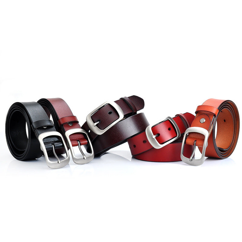 Women's Retro Pin Buckle Leather Casual Fashion Belts