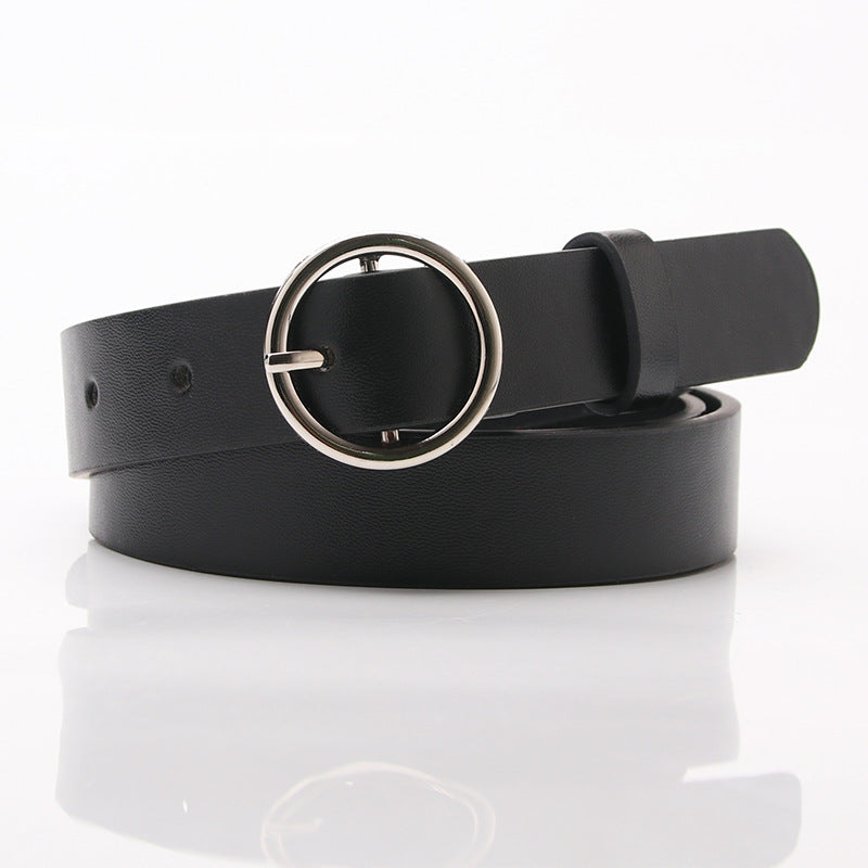 Women's Round Buckle Trend Decoration Casual Fashion Belts