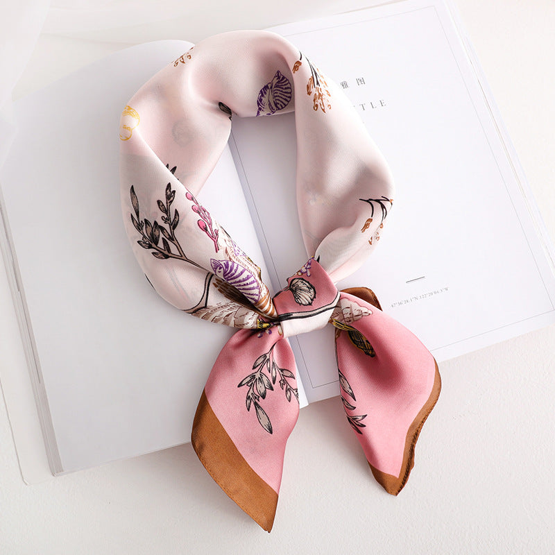 Women's Square Artificial Silk Thickened Decoration Fashion Scarfs