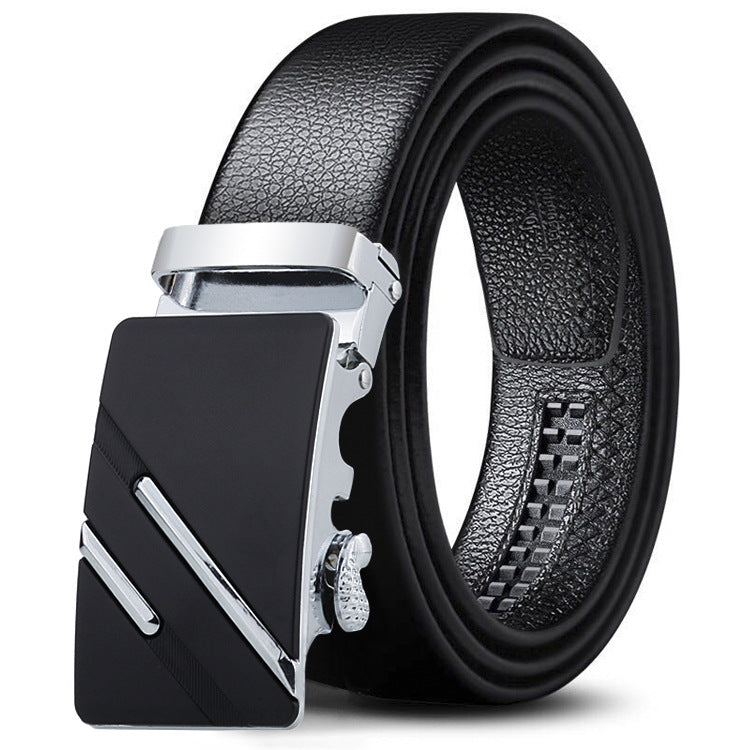 Men's Black Sports Car Bales Catch Edging Belts