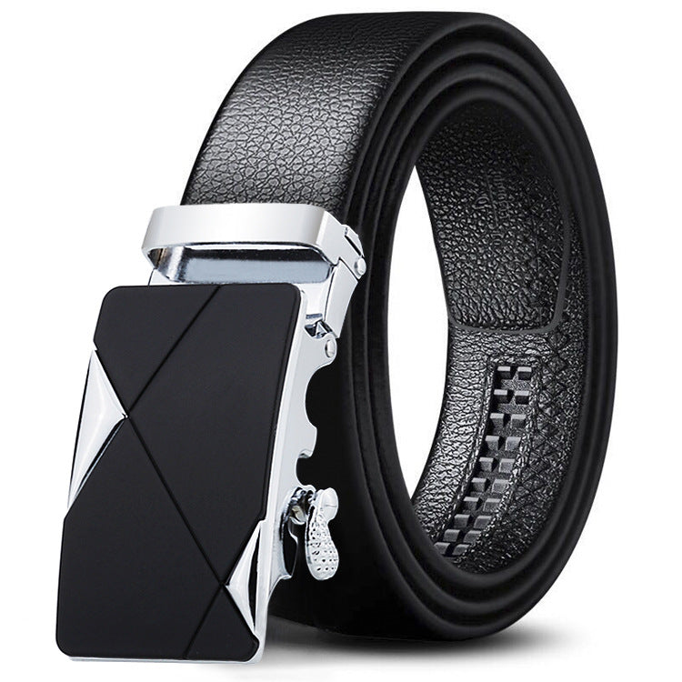 Men's Black Sports Car Bales Catch Edging Belts