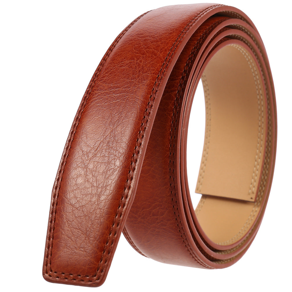 Men's Buckle With Strips Without Taking The Belts