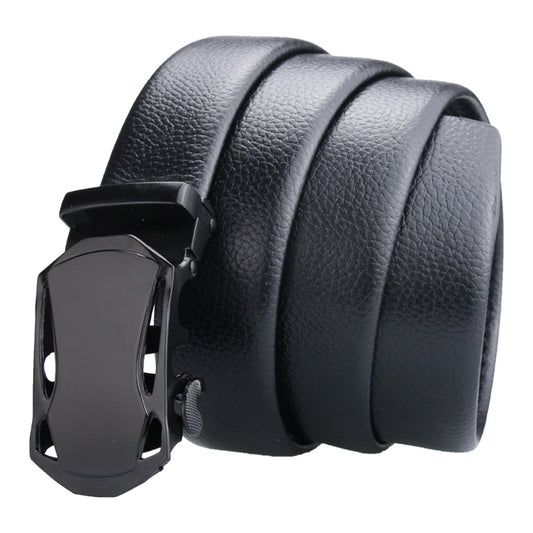 Men's Black Sports Car Bales Catch Edging Belts