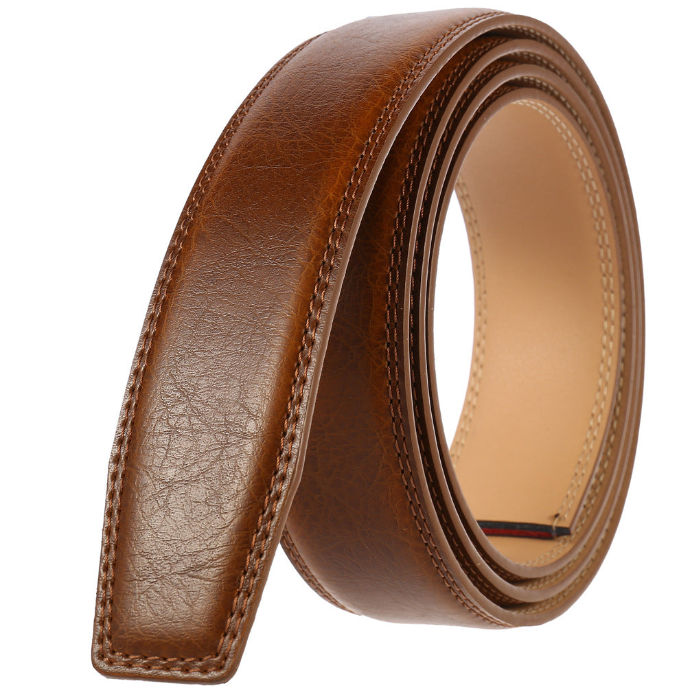 Men's Buckle With Strips Without Taking The Belts