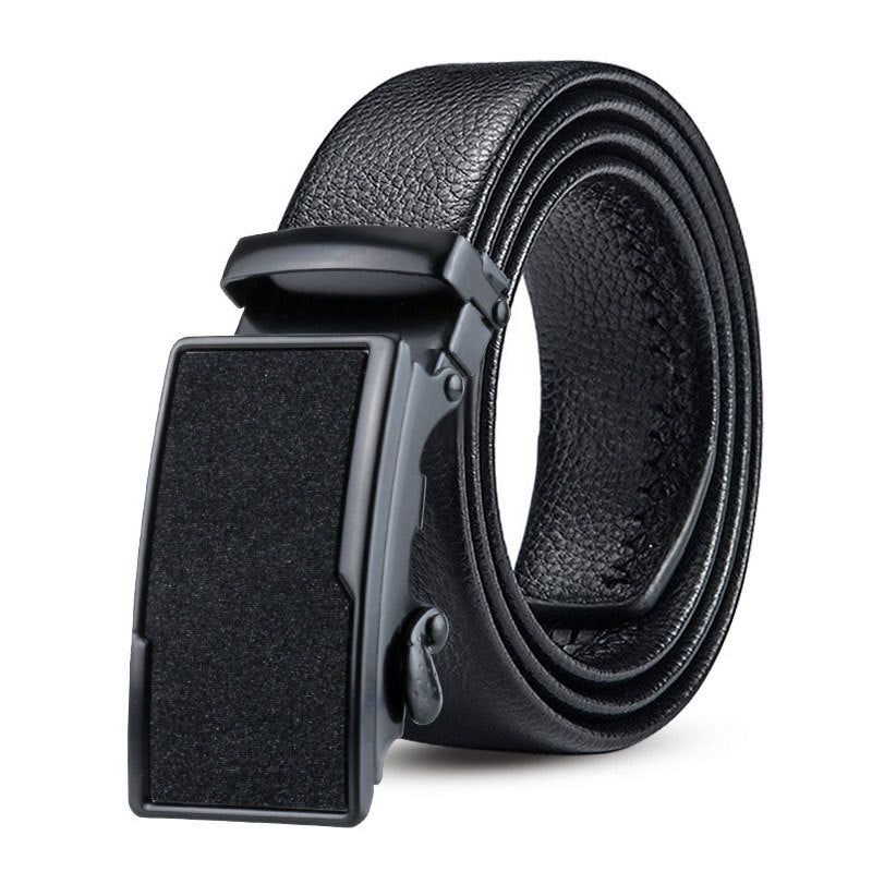 Men's Black Sports Car Bales Catch Edging Belts