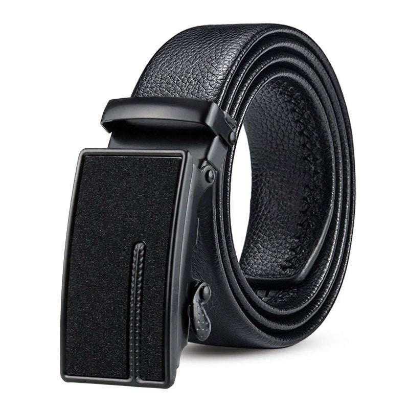 Men's Black Sports Car Bales Catch Edging Belts