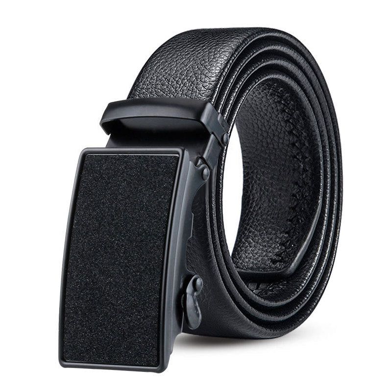 Men's Black Sports Car Bales Catch Edging Belts