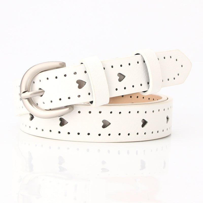 Women's Casual Hollow Fine Decoration Simple Fashion Pin Belts