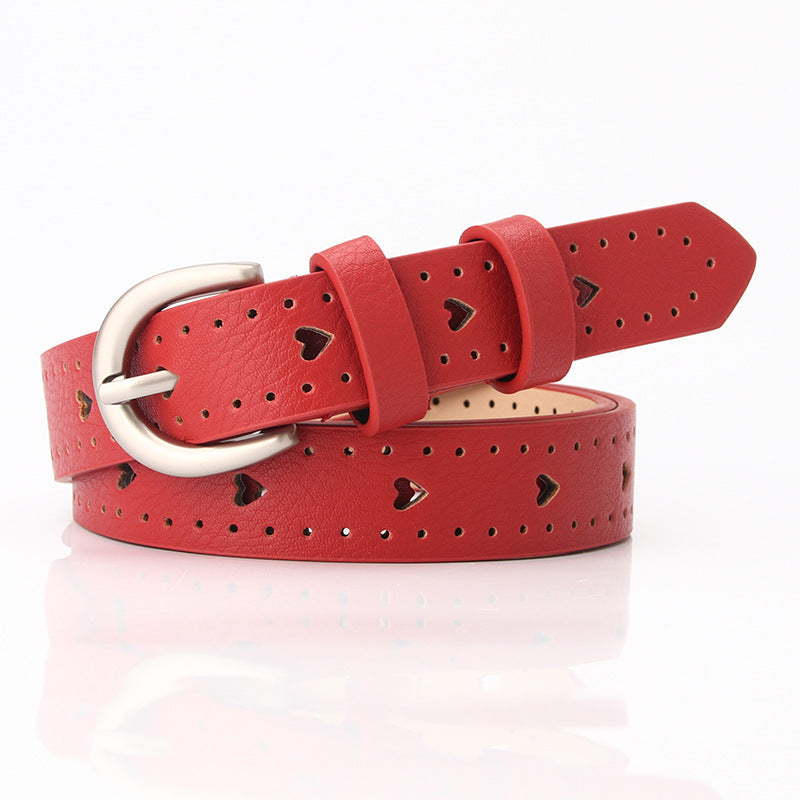 Women's Casual Hollow Fine Decoration Simple Fashion Pin Belts