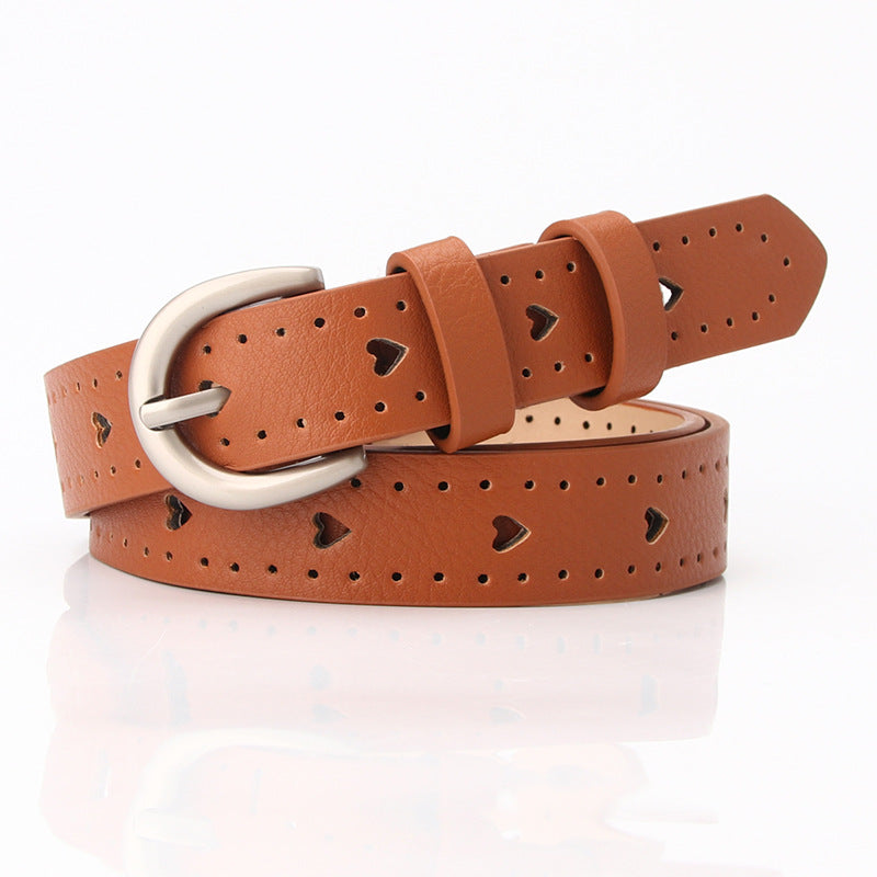 Women's Casual Hollow Fine Decoration Simple Fashion Pin Belts