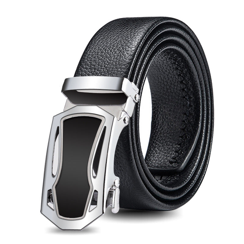 Men's Black Sports Car Bales Catch Edging Belts