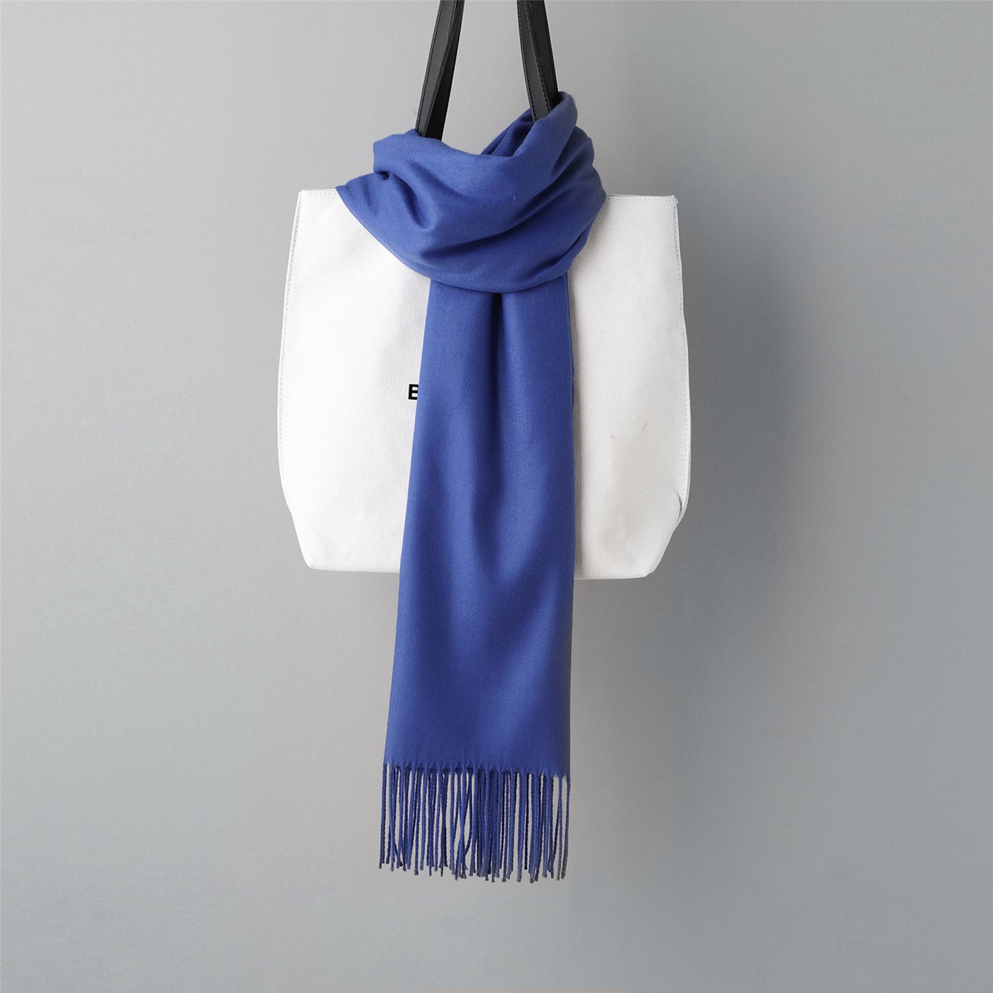 Women's Tassel Shawl Solid Color Cashmere Extra Scarfs