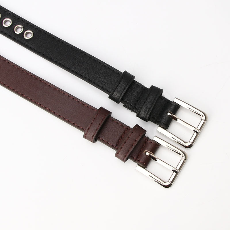 Women's Whole Air Hole Korean Style Fashion Belts