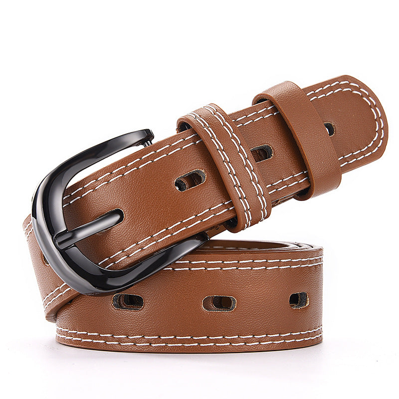 Women's Casual Simple Sweet Retro Hollow Out Belts