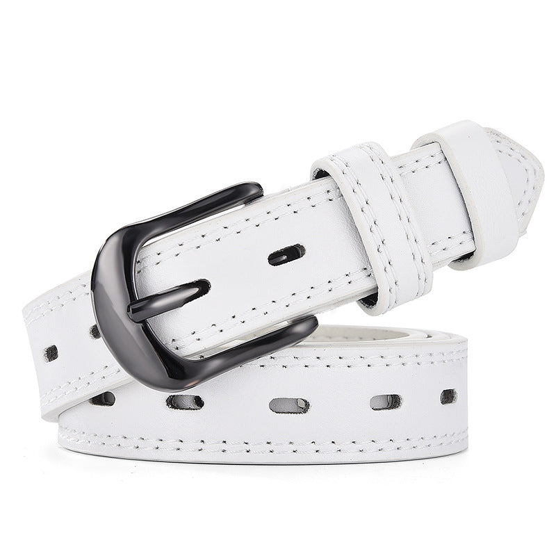 Women's Casual Simple Sweet Retro Hollow Out Belts