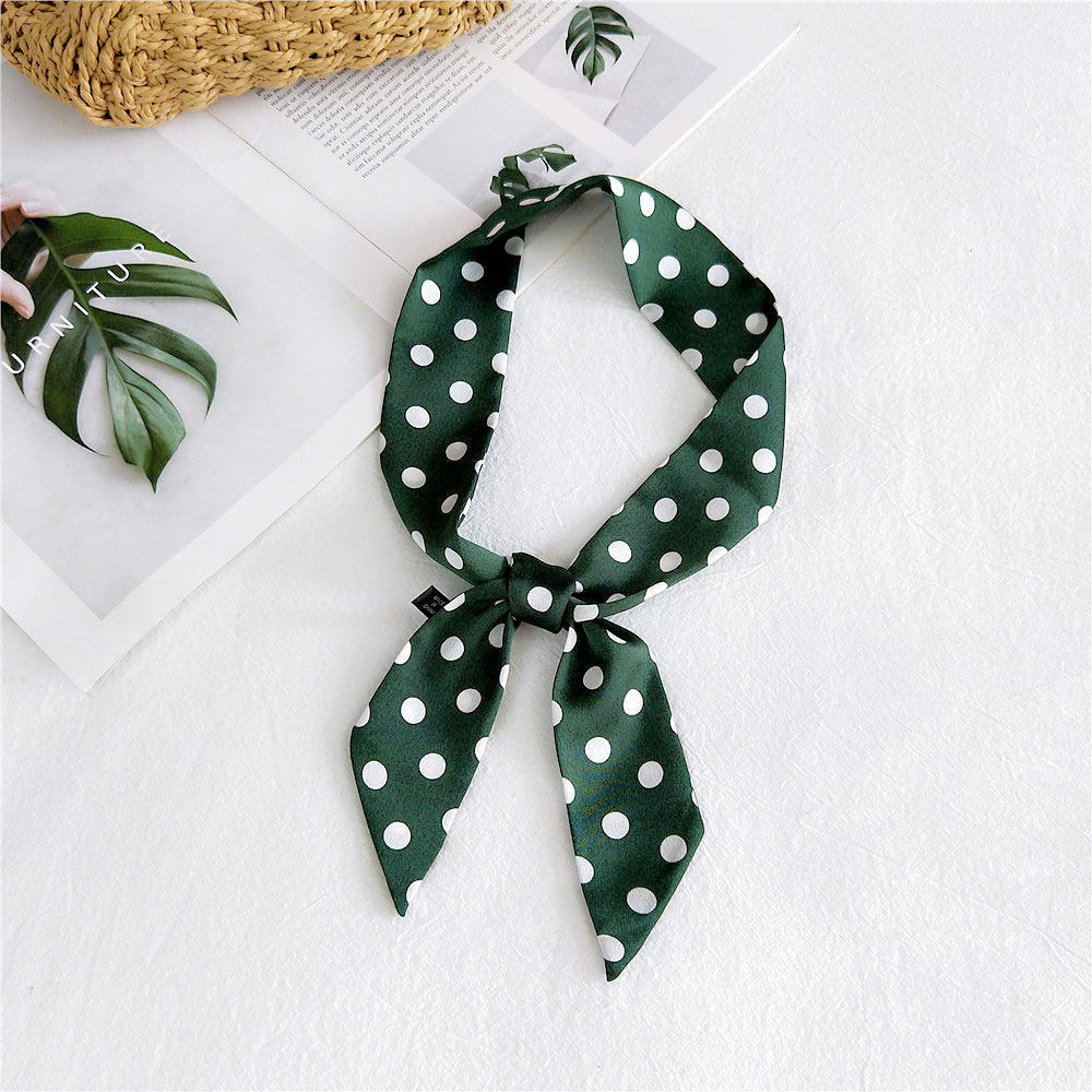 Women's Small Silk Spring Korean Style Fashionable Long Scarfs