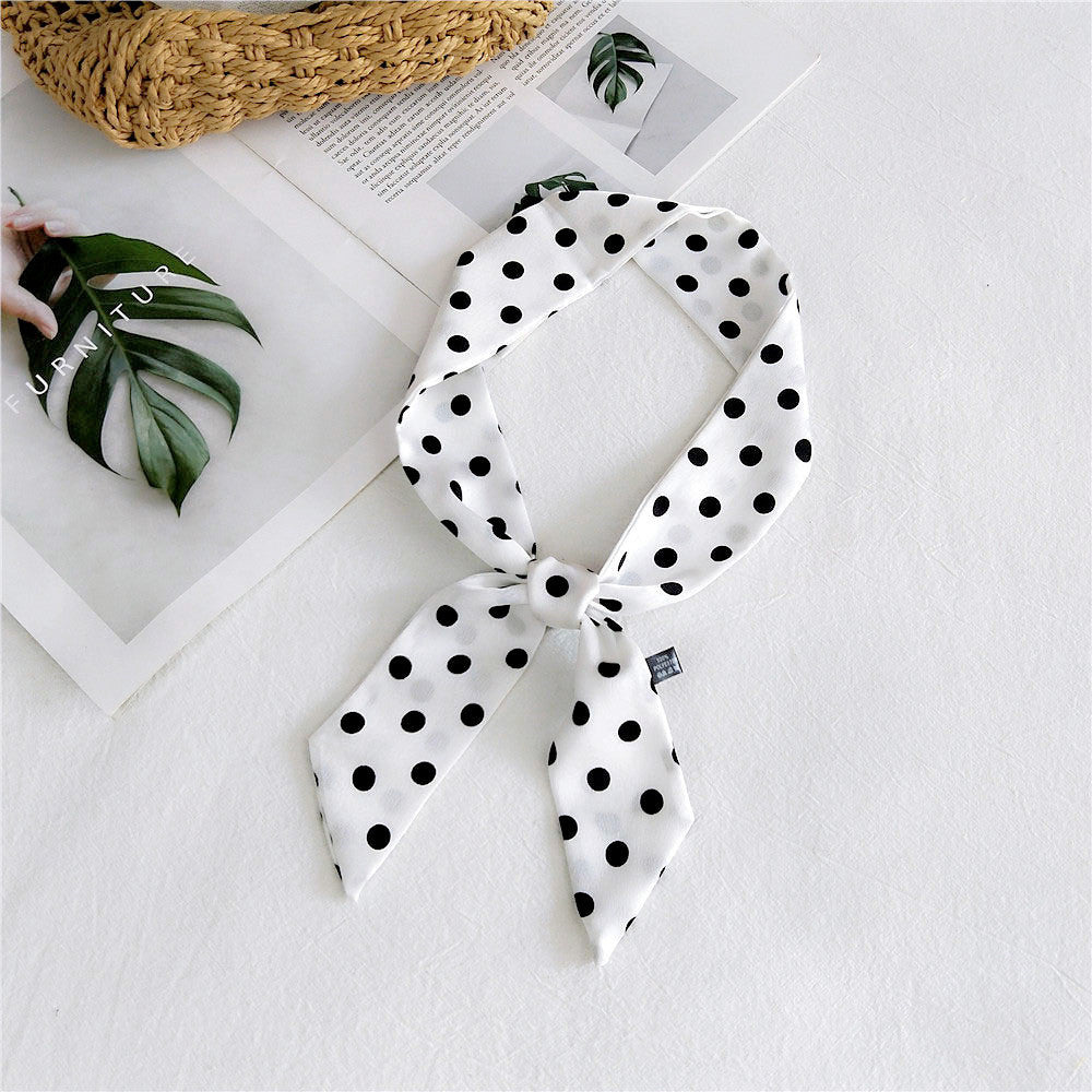 Women's Small Silk Spring Korean Style Fashionable Long Scarfs