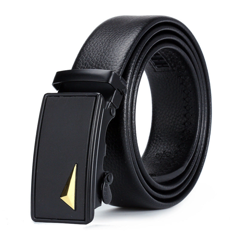 Men's Black Sports Car Bales Catch Edging Belts