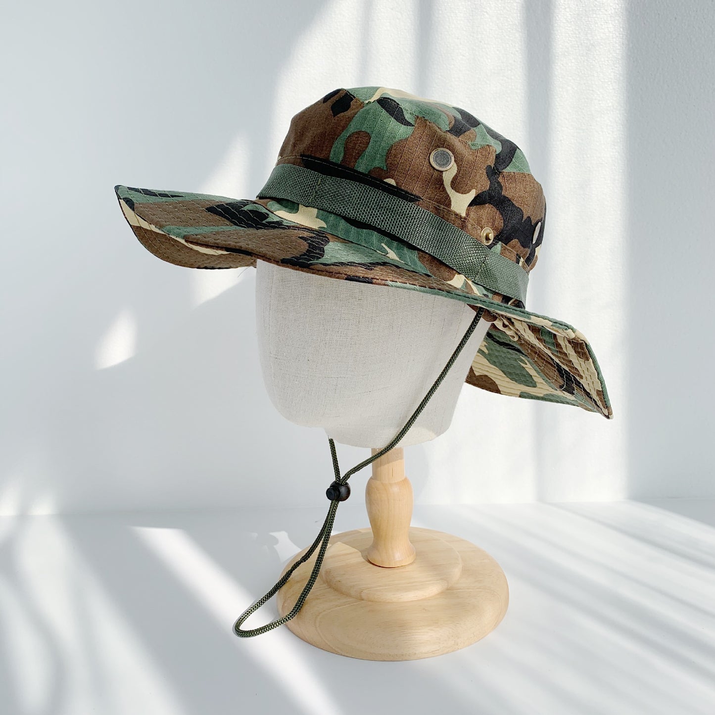 Men's Hat Summer Sun Fishing Camouflage Windproof Hats & Caps