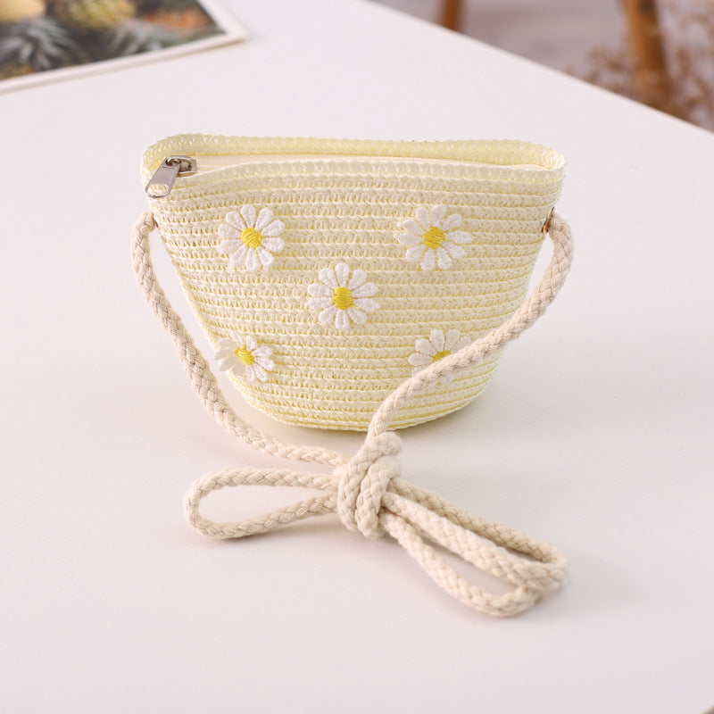 Hat Female Protection Princess Beach Little Straw Kids' Headwear