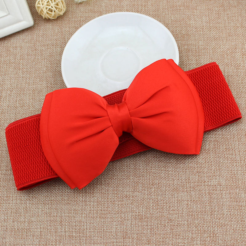 Women's Big Bow Waist Seal Dress Fashion Belts