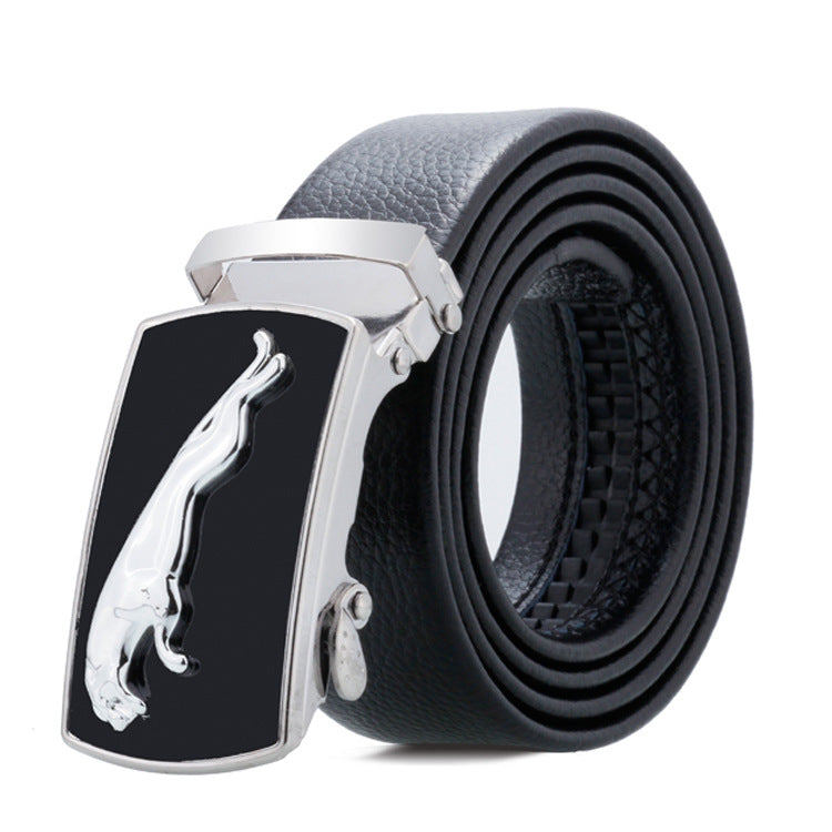 Men's Black Sports Car Bales Catch Edging Belts