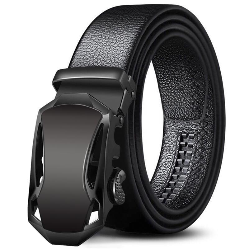 Men's Black Sports Car Bales Catch Edging Belts