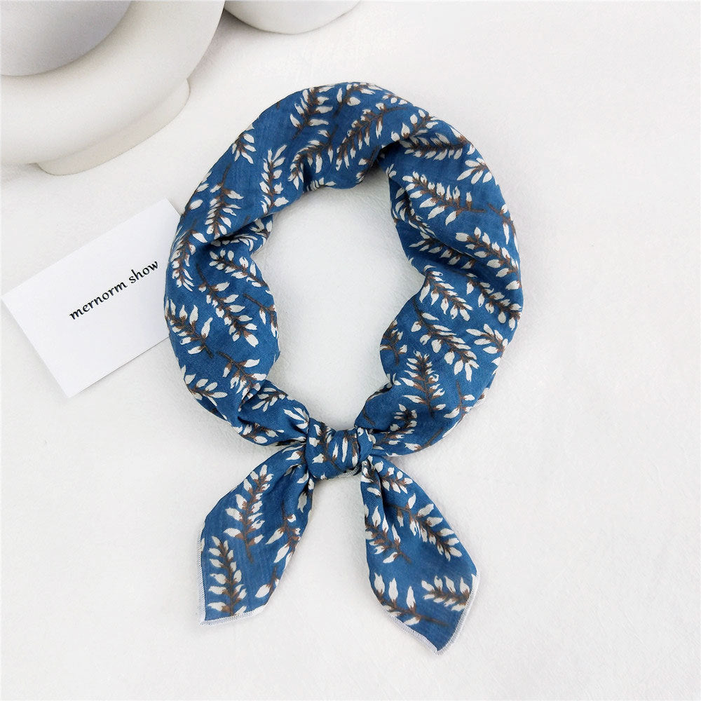 Women's Towel Silk Autumn Summer Fashion Korean Style Headband Work Scarfs