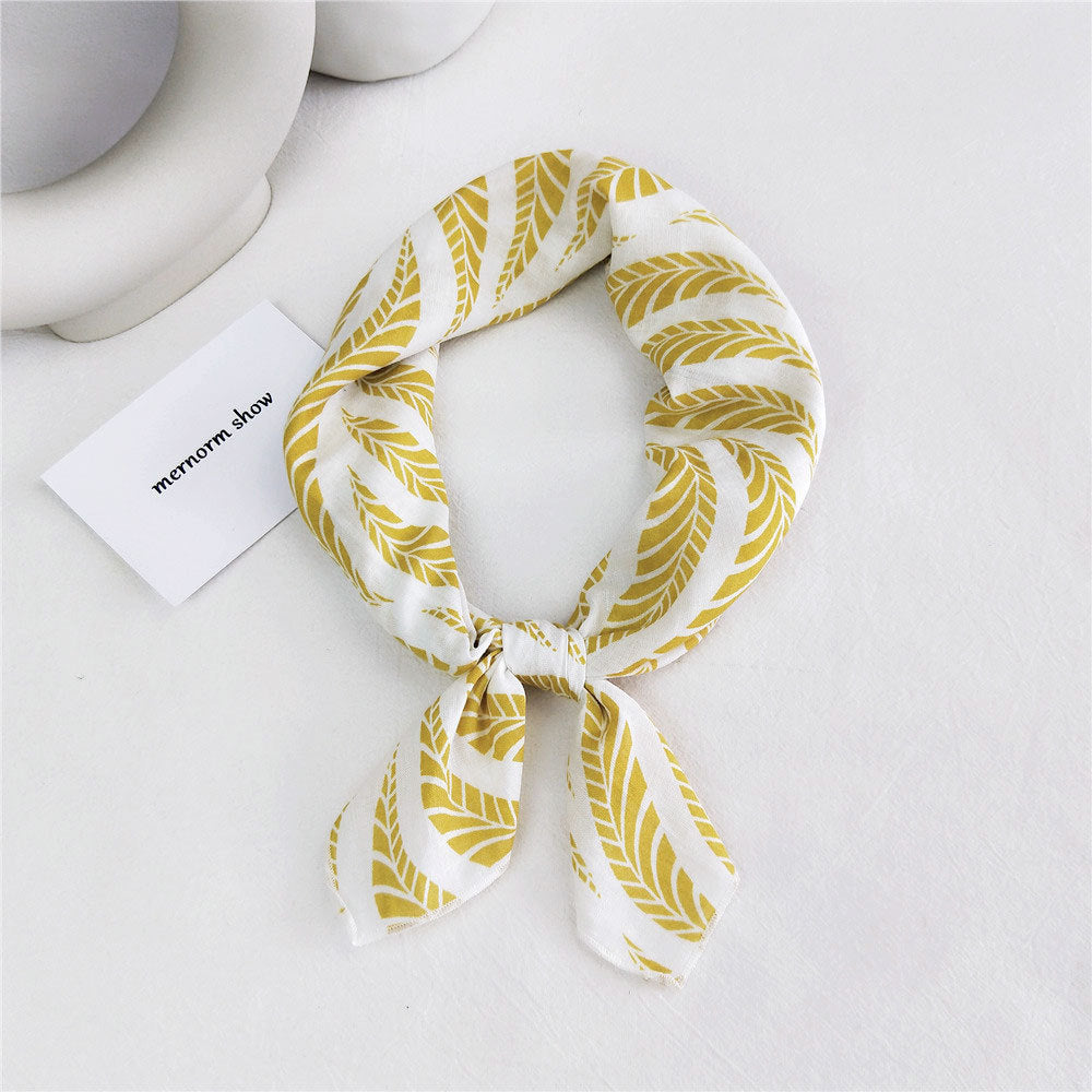 Women's Towel Silk Autumn Summer Fashion Korean Style Headband Work Scarfs