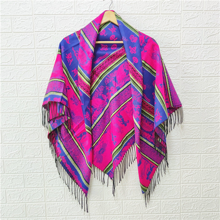 Women's Style Large Kerchief Shawl Warm Travel Scarfs