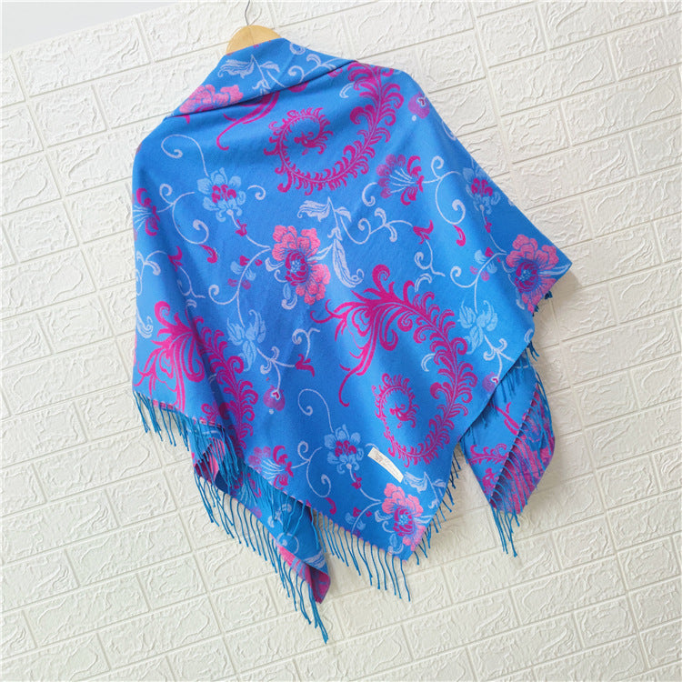 Women's Style Large Kerchief Shawl Warm Travel Scarfs