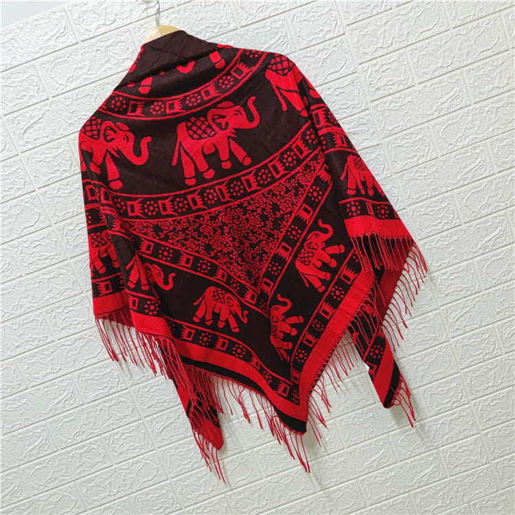 Women's Style Large Kerchief Shawl Warm Travel Scarfs