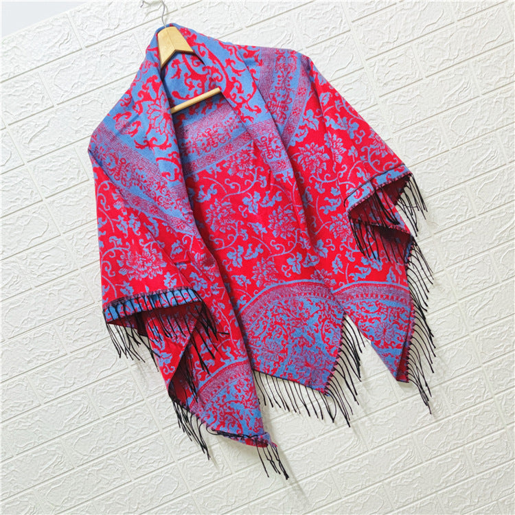 Women's Style Large Kerchief Shawl Warm Travel Scarfs