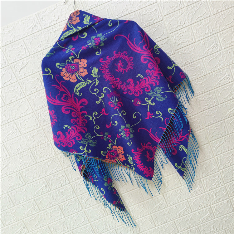 Women's Style Large Kerchief Shawl Warm Travel Scarfs