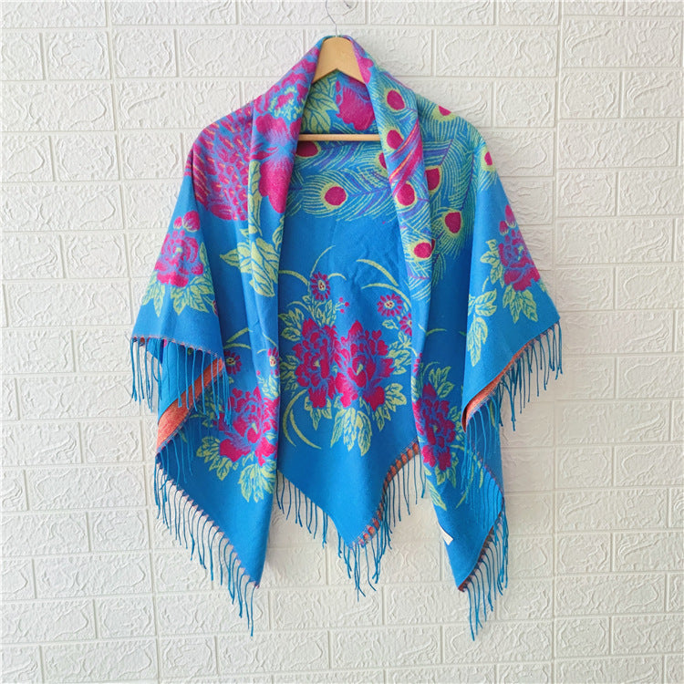 Women's Style Large Kerchief Shawl Warm Travel Scarfs